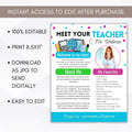 meet the teacher flyers